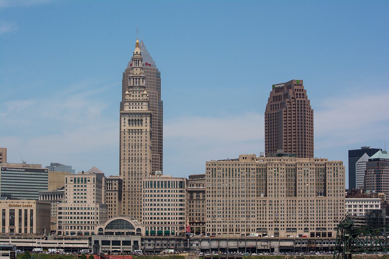Downtown Cleveland skyline
